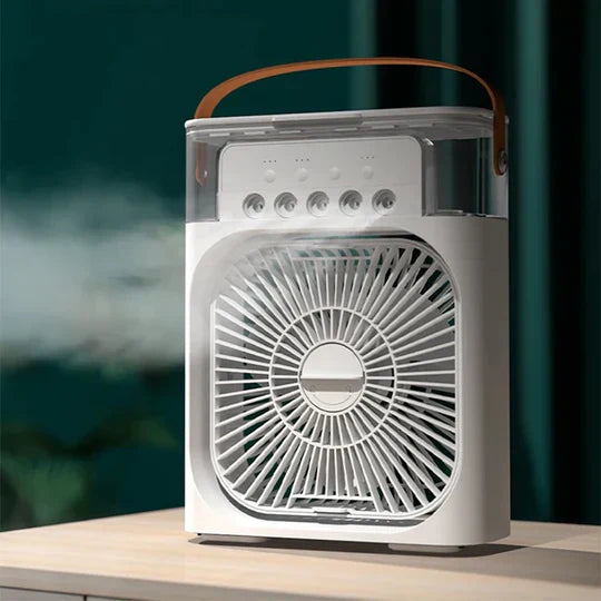 Mini Ventilador Portátil con Humidificador